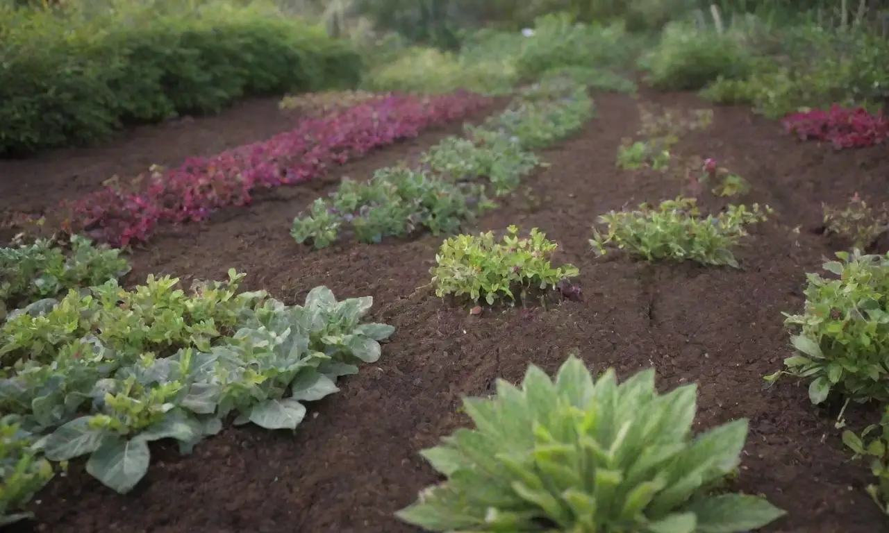 Plantas diversas y saludables en ecosistemas equilibrados y sostenibles