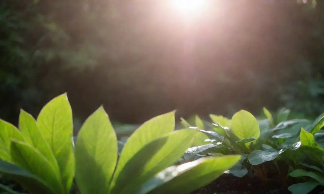Impacto de la luz natural en el crecimiento de plantas y salud del jardín