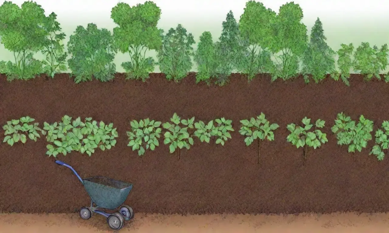 Usa fertilizantes naturales y prácticas agrícolas para mejorar la salud del suelo y el crecimiento de las plantas
