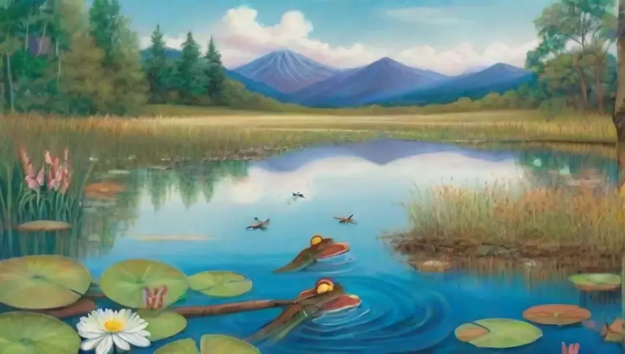 Un ecosistema vibrante y diverso lleno de vida y belleza natural
