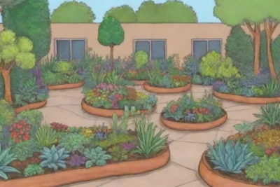 Jardines terapéuticos que fomentan la relajación y la comunidad