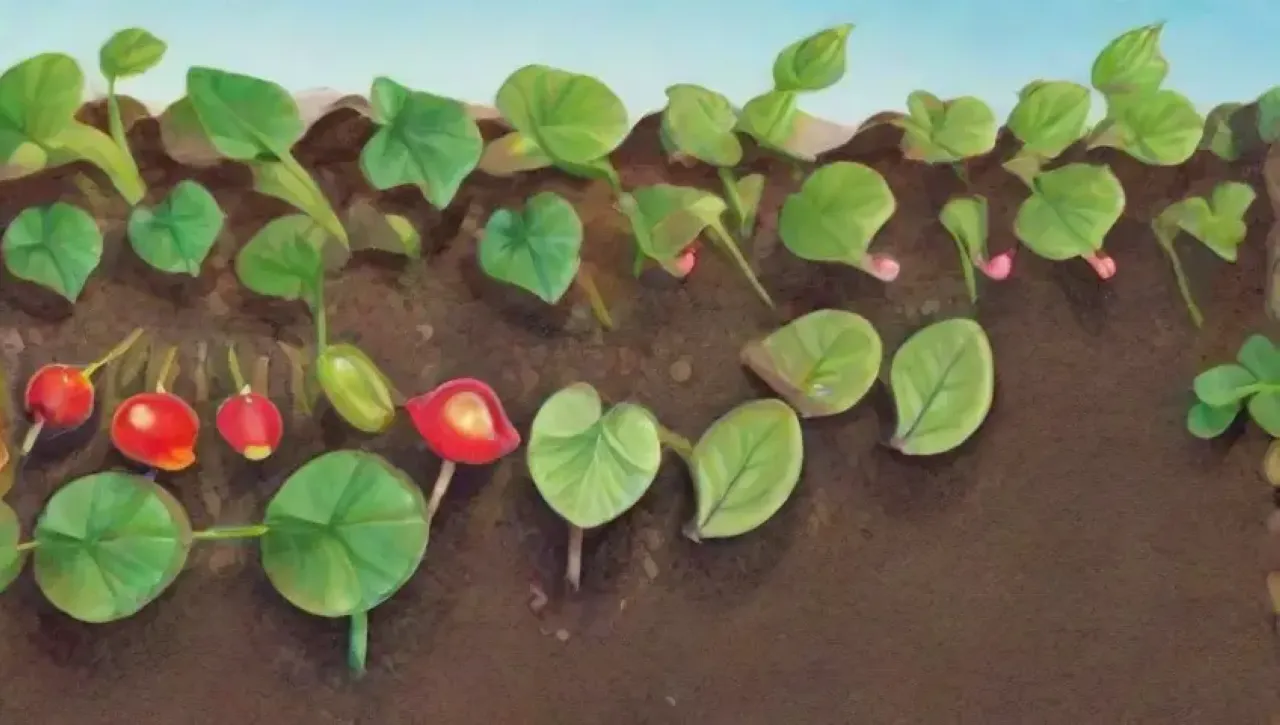 Un jardín vibrante y lleno de vida