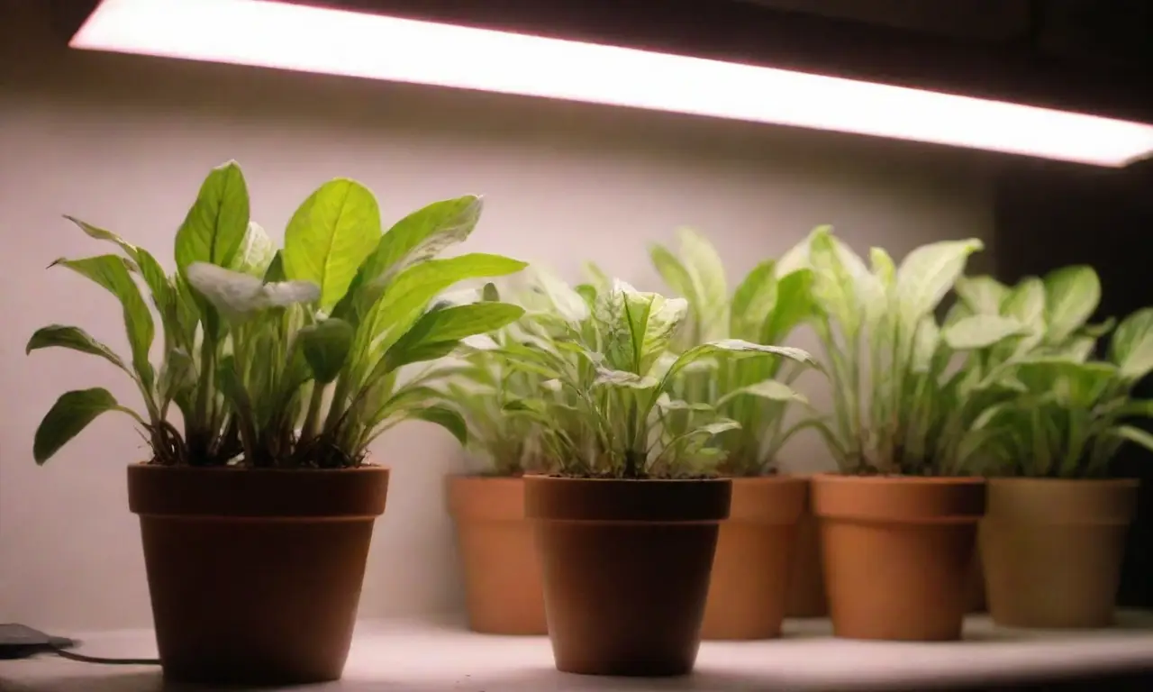 Consejos para el jardín interior: usar luces de crecimiento con la intensidad y distancia adecuadas