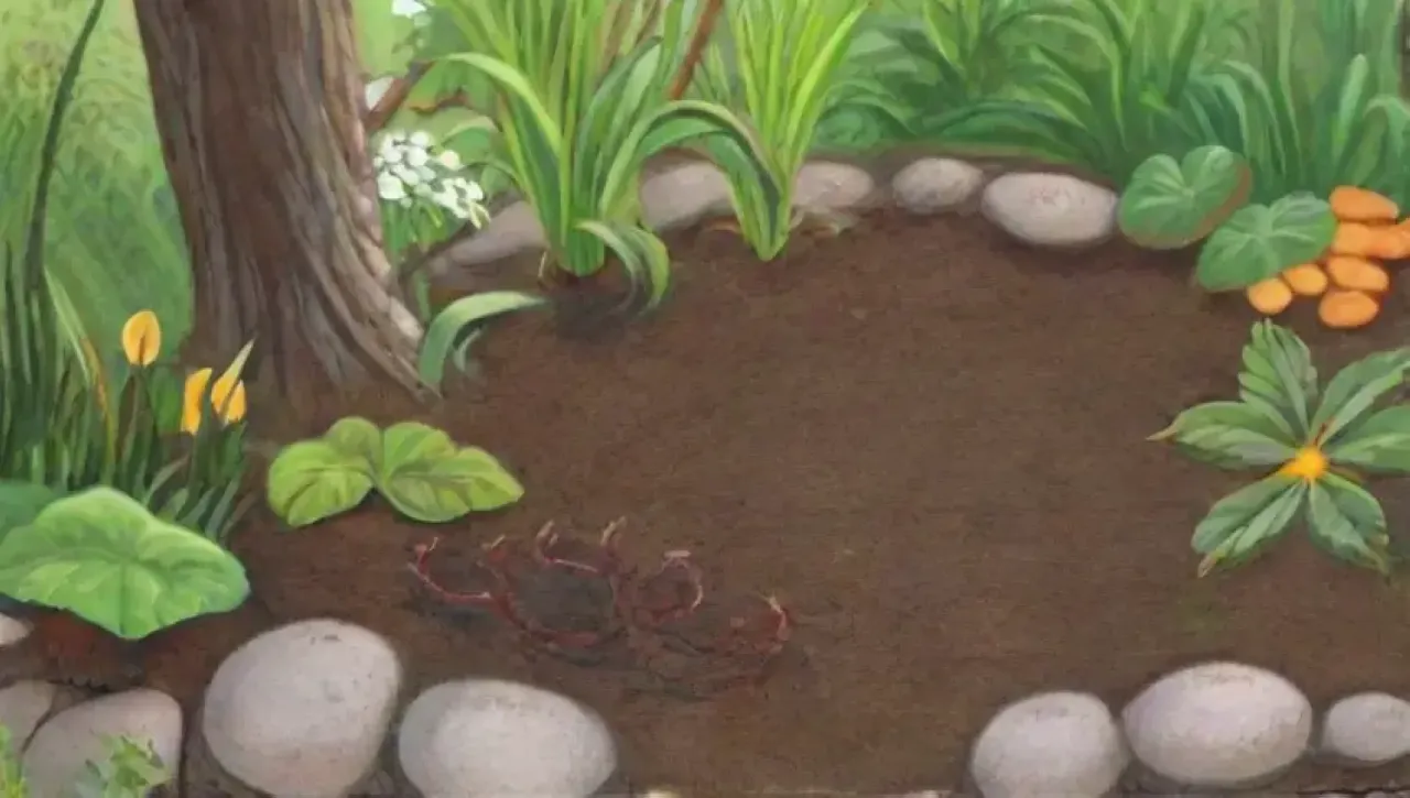 Un jardín vibrante y sereno, lleno de vida y colores
