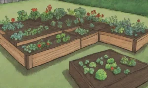 Construye una cama de jardín elevada para un mejor drenaje