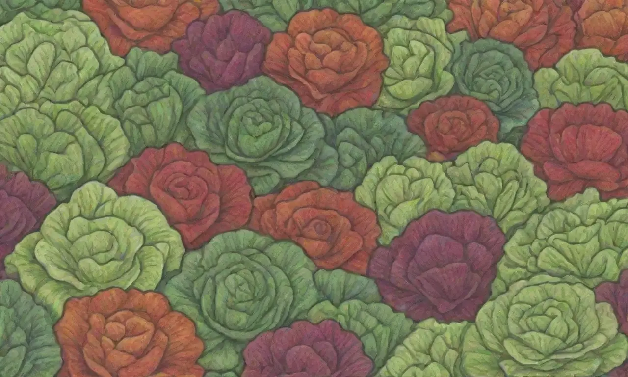 Variedades de lechuga: colores vibrantes
