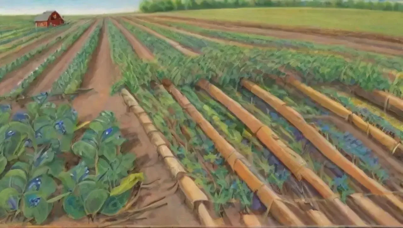 Un paisaje agrícola vibrante y problemático, lleno de vida y muerte