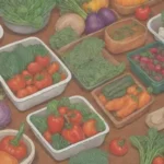 Verduras coloridas