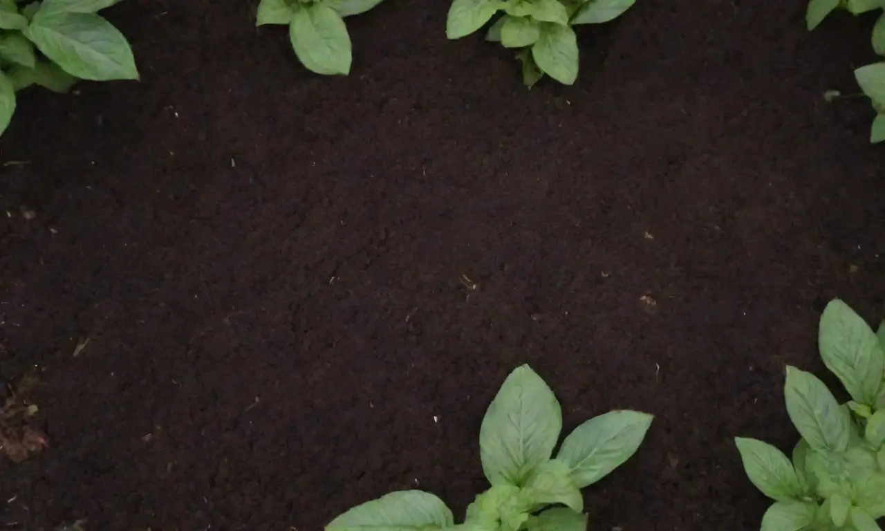 Compost rico genera plantas saludables y vibrantes