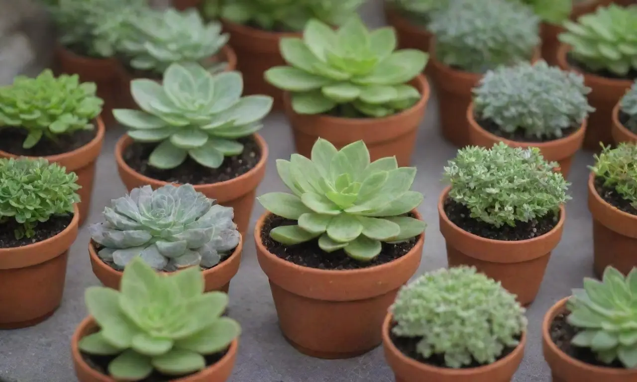 Jardinería urbana con plantas suculentas, hierbas, verduras compactas y flores coloridas