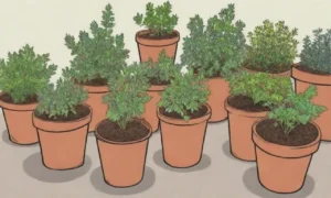 Configura un jardín de hierbas eligiendo contenedores
