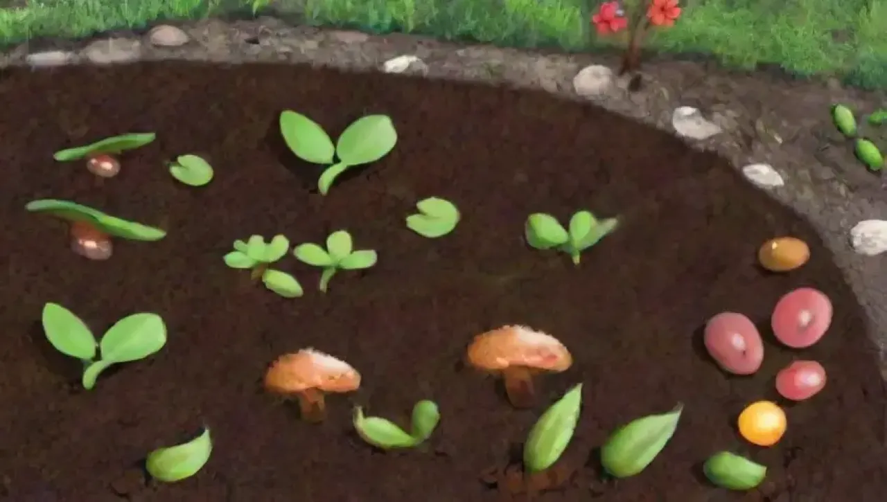 Un ecosistema vibrante y saludable florece en la rica tierra llena de vida