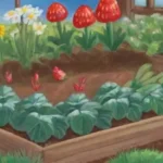 Es posible cultivar fresas entre las plantas de ajo y cebolla