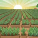 Cultivos sostenibles y organizados con métricas de productividad y herramientas financieras