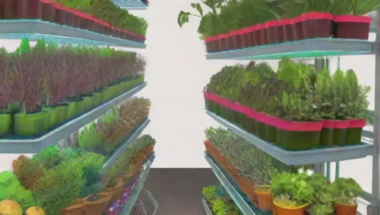 Un innovador jardín urbano combina tecnología, sostenibilidad y comunidad en un espacio vibrante