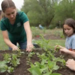 Jardines escolares fomentan aprendizaje sostenible y colaboración comunitaria