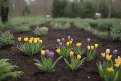 Inicia un jardín de bulbos eligiendo ubicación
