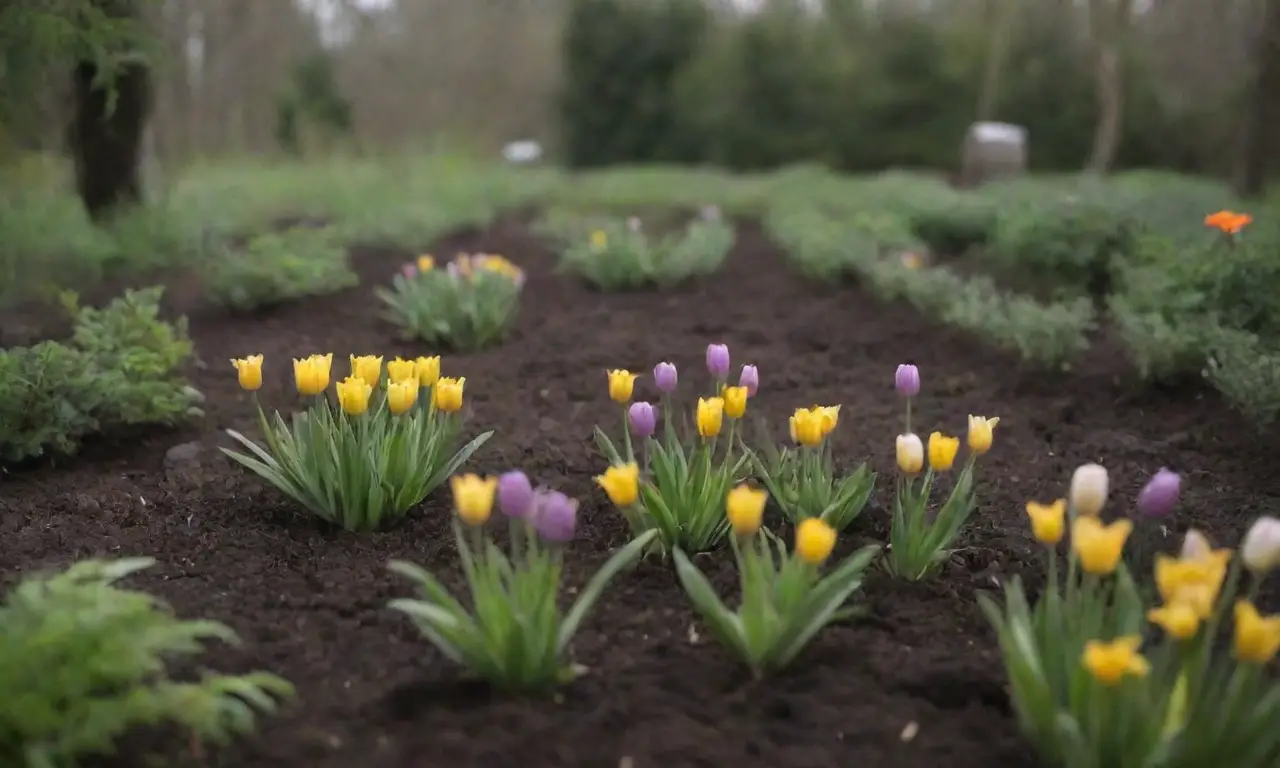 Inicia un jardín de bulbos eligiendo ubicación