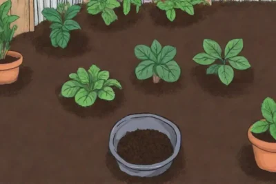 Fertilizantes naturales y compost para jardinería sostenible y mayor rendimiento