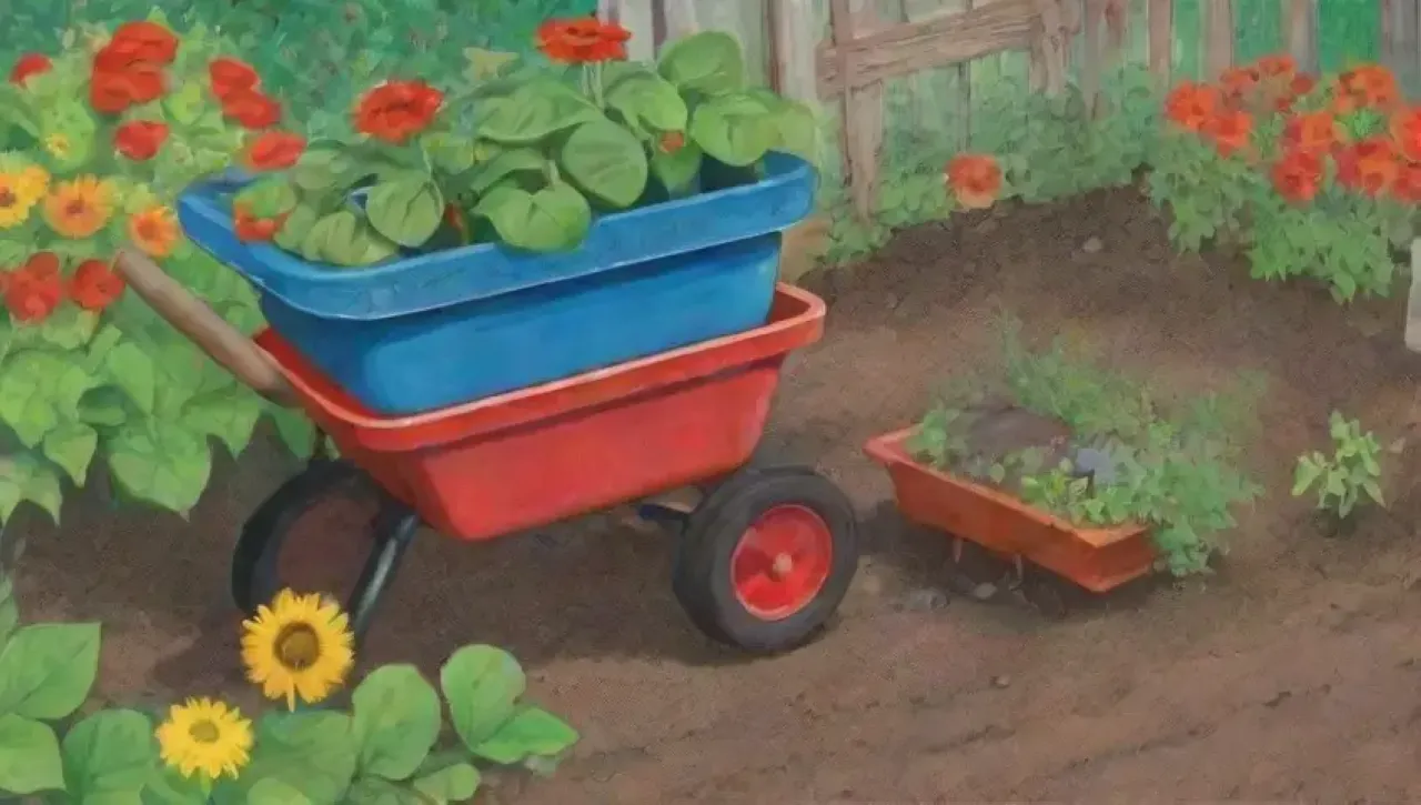 Un jardín vibrante y lleno de vida