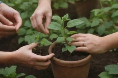 Plantas vintage y comunidad en armonía con el medioambiente