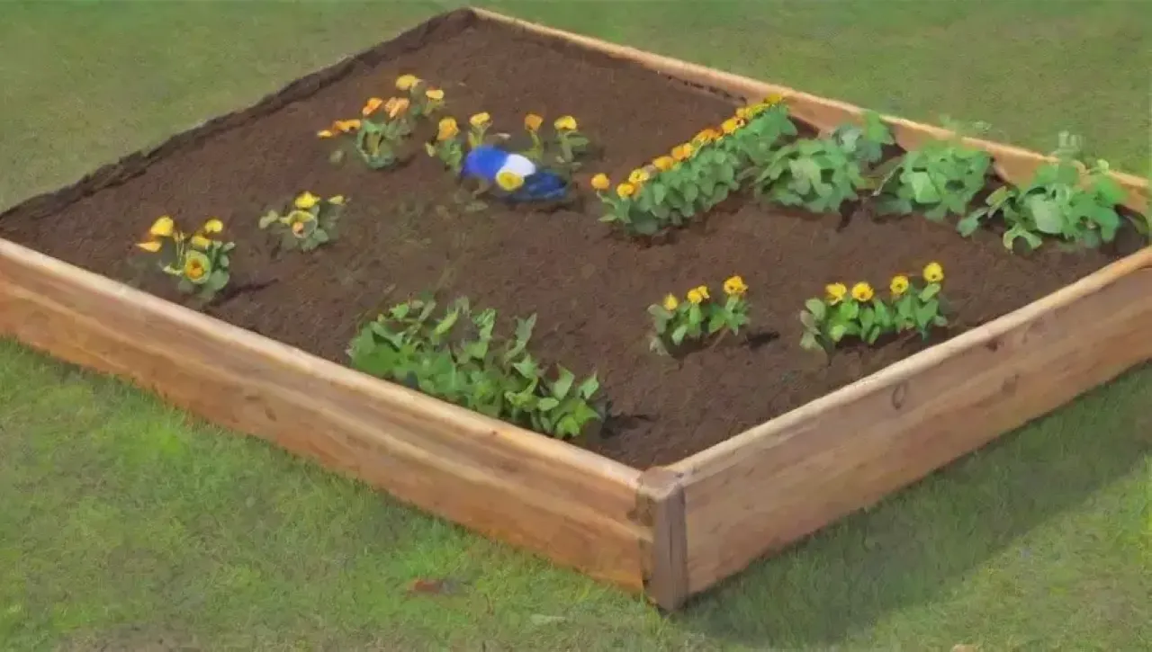 Un jardín vibrante y lleno de vida