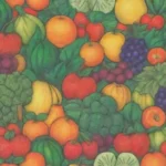 Jardín casero de frutas sin pesticidas y vida saludable
