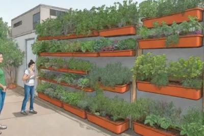 Agricultura sostenible y jardines verticales promueven un estilo de vida saludable y biodiversidad en entornos urbanos