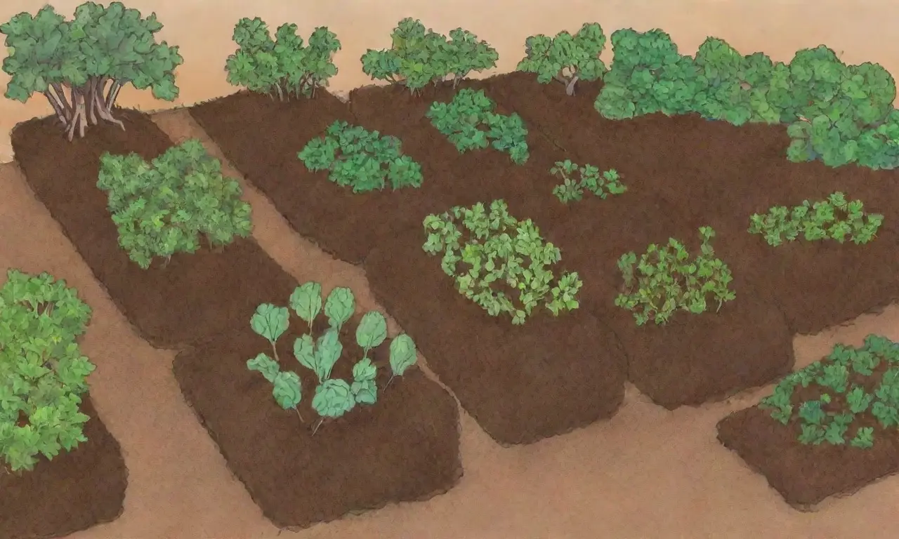 Mejorar la calidad del suelo con prácticas sostenibles para huertos de raíces y plantas saludables