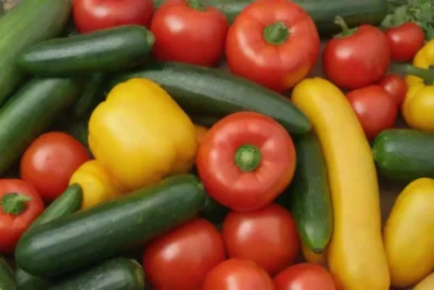 Verduras coloridas: tomates